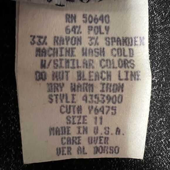 NWOT vintage y2k Jonathan Martin miniskirt in gray sz 11 - Picture 8 of 12